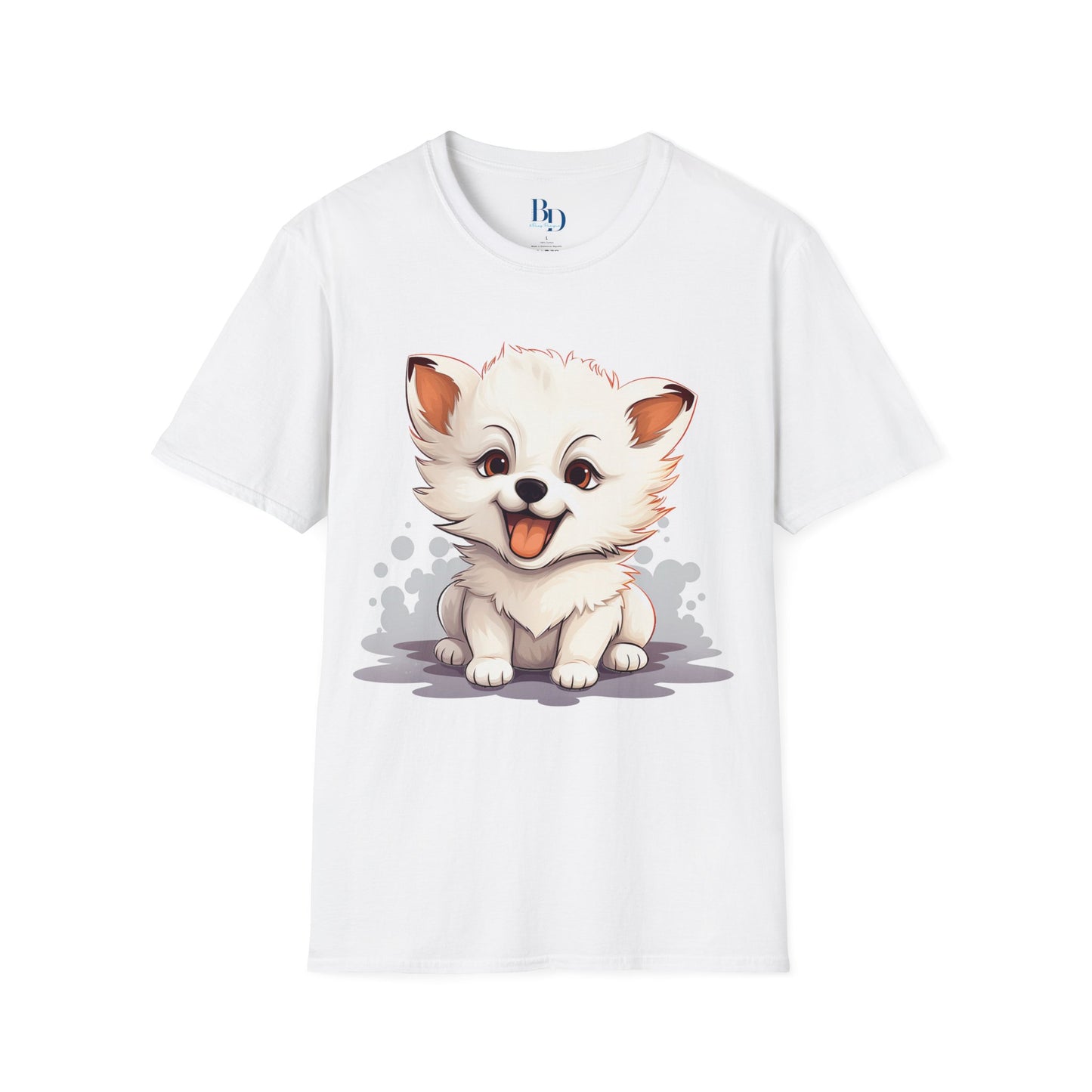 Pawsitively Comfy: Unisex Puppy Print T-Shirt