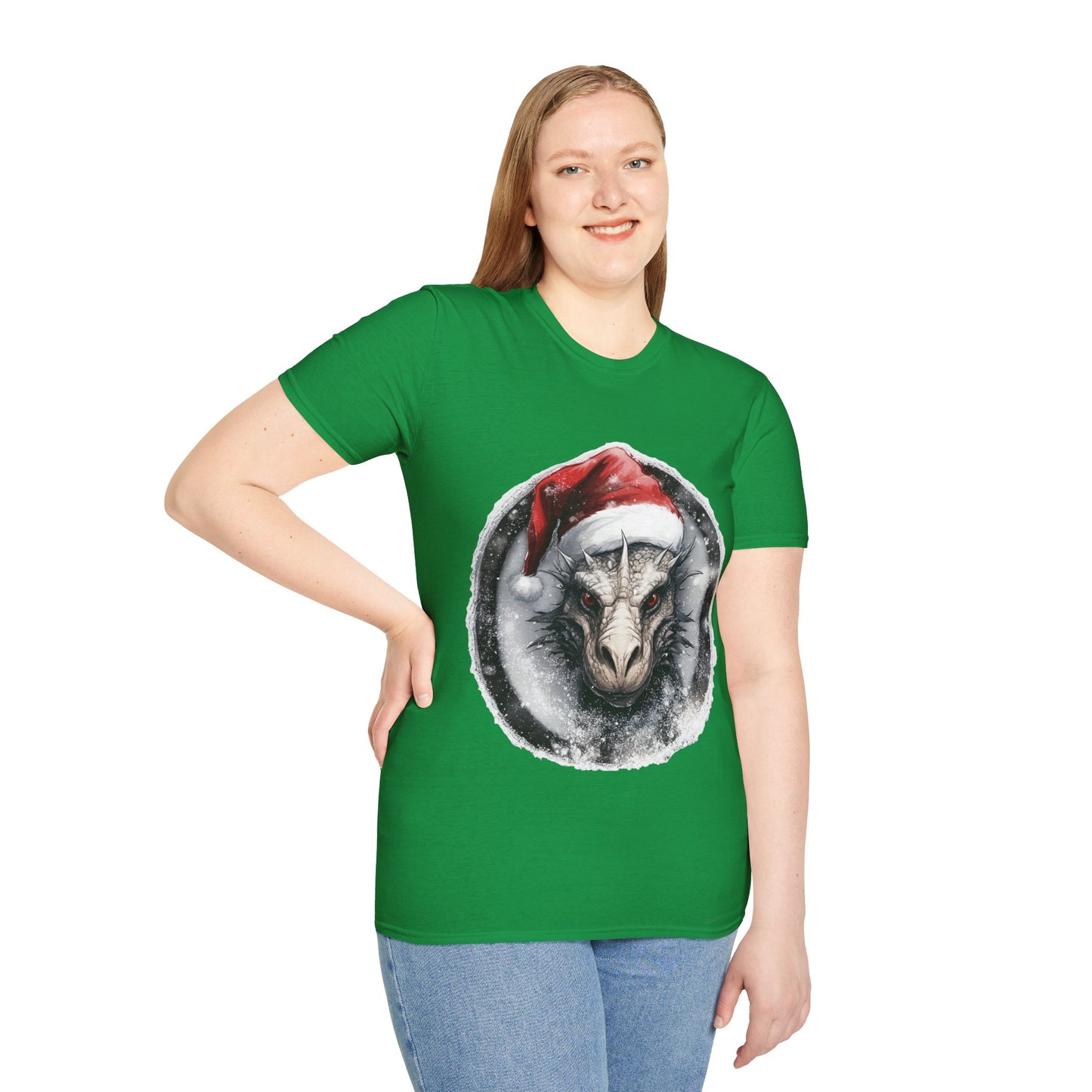 Festive Dragon Magic Unisex Tee: A Holiday Roar!