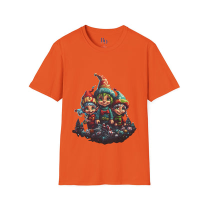 Elfin Magic Trio: Colorful Vintage Unisex Softstyle Tee