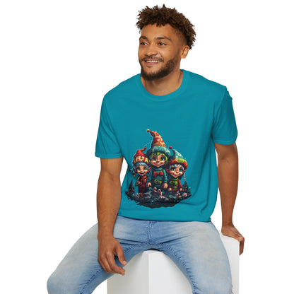 Elfin Magic Trio: Colorful Vintage Unisex Softstyle Tee