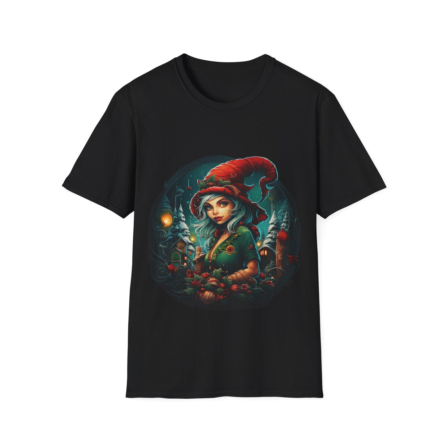 Enchanted Elf Magic Unisex Tee: A Vintage Christmas Delight