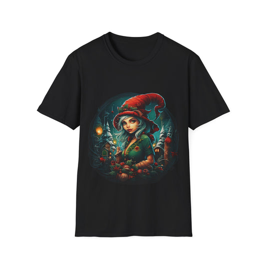 Enchanted Elf Magic Unisex Tee: A Vintage Christmas Delight