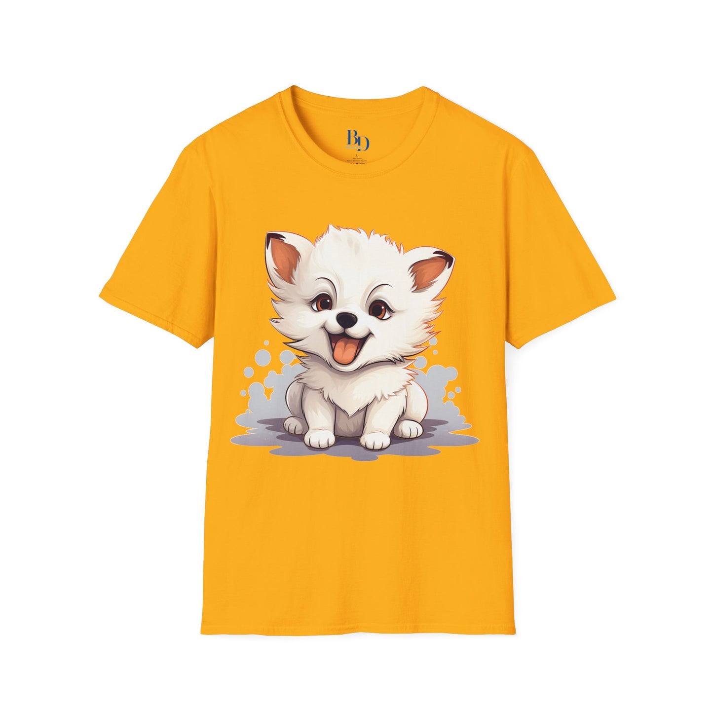 Pawsitively Comfy: Unisex Puppy Print T-Shirt