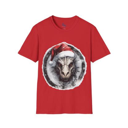 Festive Dragon Magic Unisex Tee: A Holiday Roar!