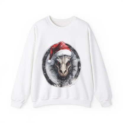 Mystical Winter Dragon: Unisex Cozy Crewneck Sweatshirt