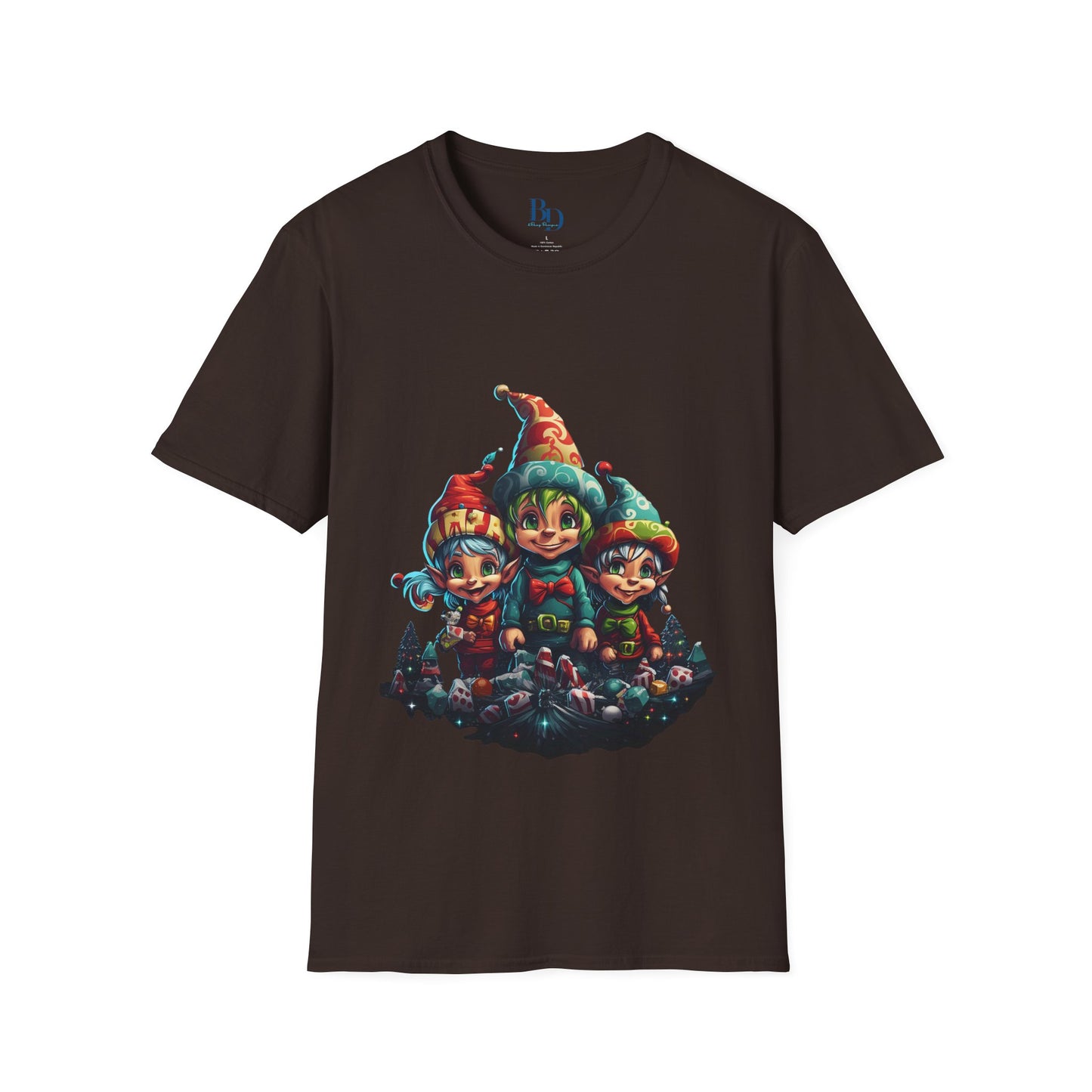 Elfin Magic Trio: Colorful Vintage Unisex Softstyle Tee