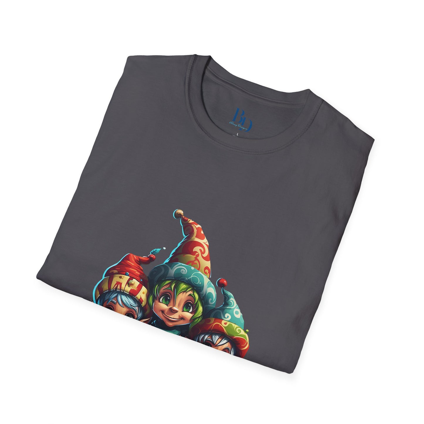 Elfin Magic Trio: Colorful Vintage Unisex Softstyle Tee