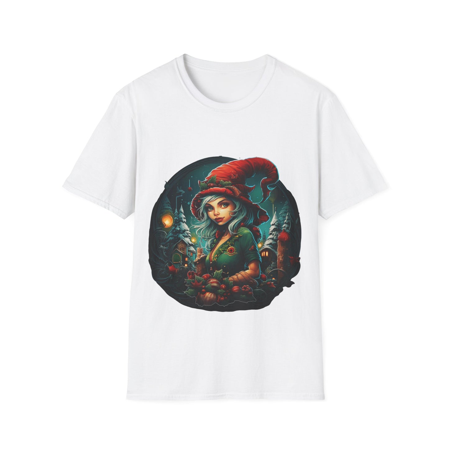 Enchanted Elf Magic Unisex Tee: A Vintage Christmas Delight