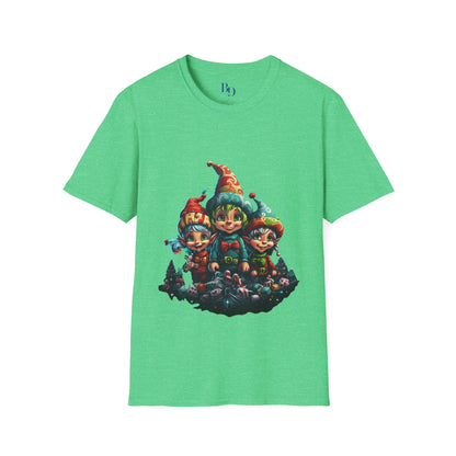 Elfin Magic Trio: Colorful Vintage Unisex Softstyle Tee