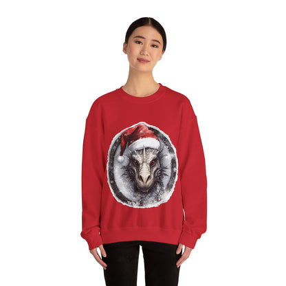 Mystical Winter Dragon: Unisex Cozy Crewneck Sweatshirt