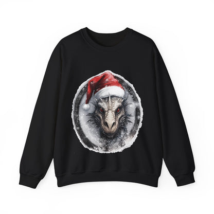 Mystical Winter Dragon: Unisex Cozy Crewneck Sweatshirt