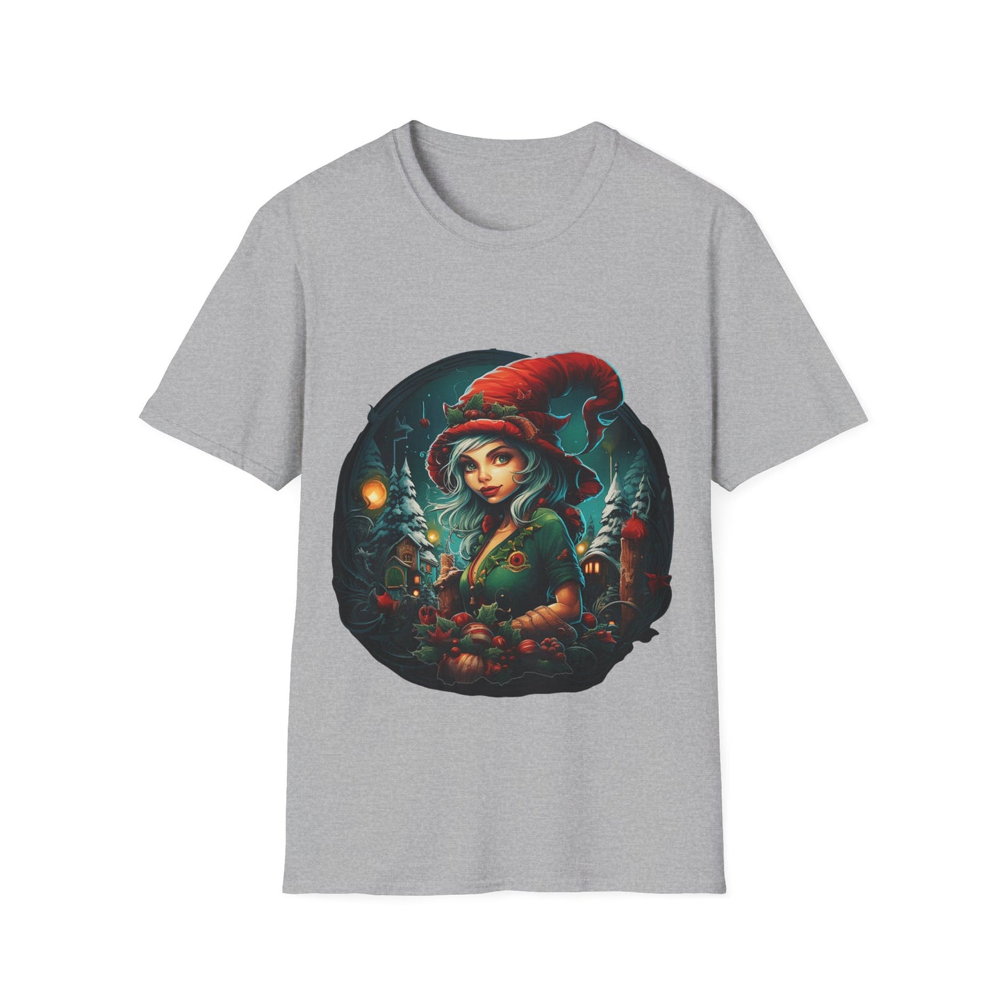 Enchanted Elf Magic Unisex Tee: A Vintage Christmas Delight