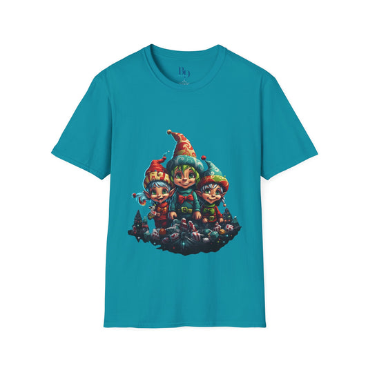 Elfin Magic Trio: Colorful Vintage Unisex Softstyle Tee