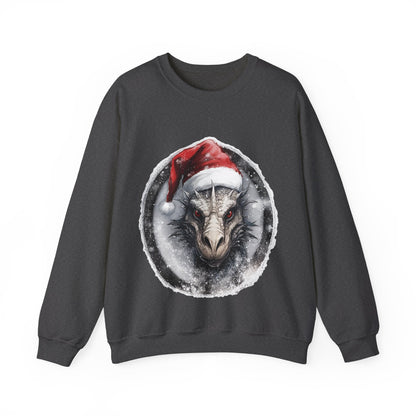 Mystical Winter Dragon: Unisex Cozy Crewneck Sweatshirt