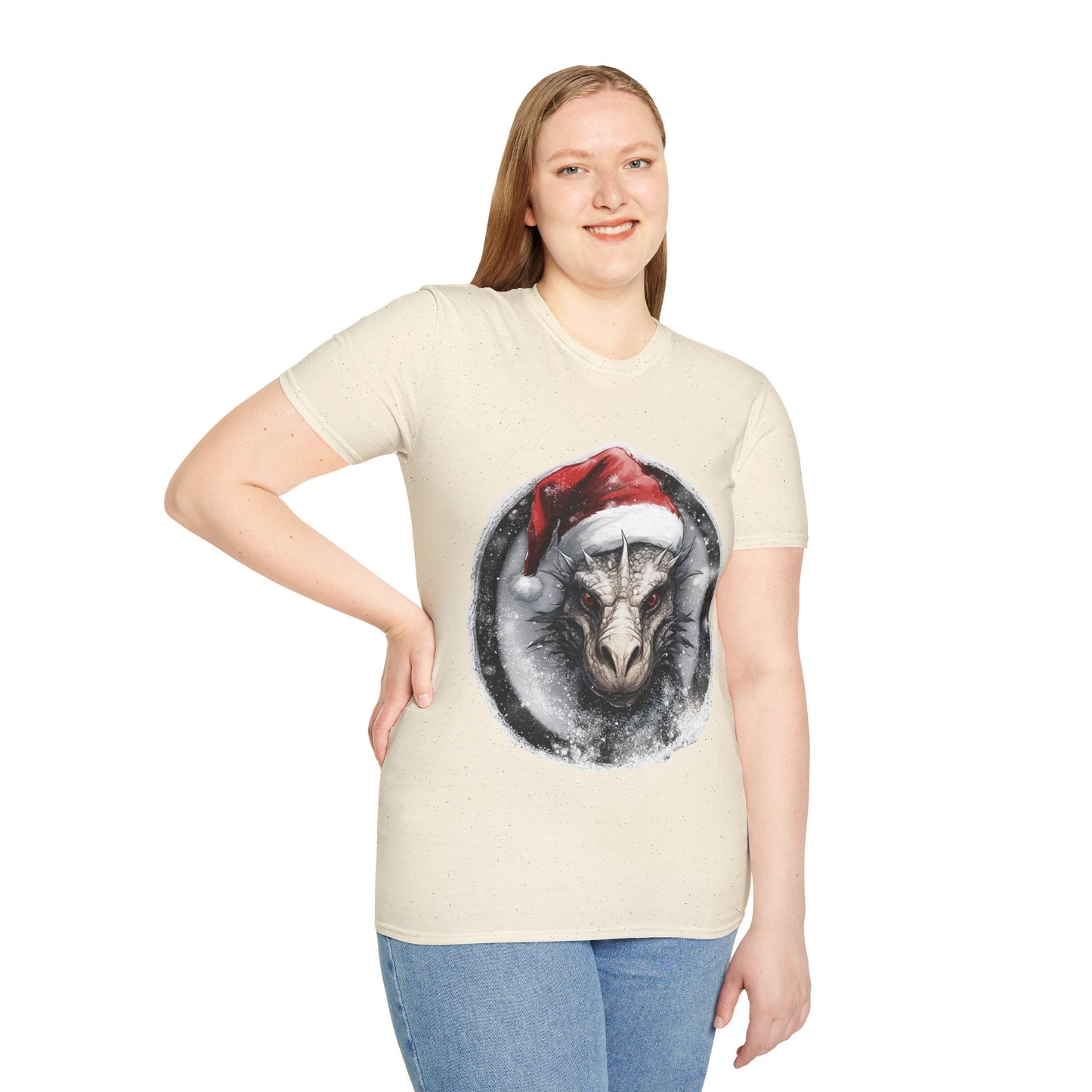 Festive Dragon Magic Unisex Tee: A Holiday Roar!