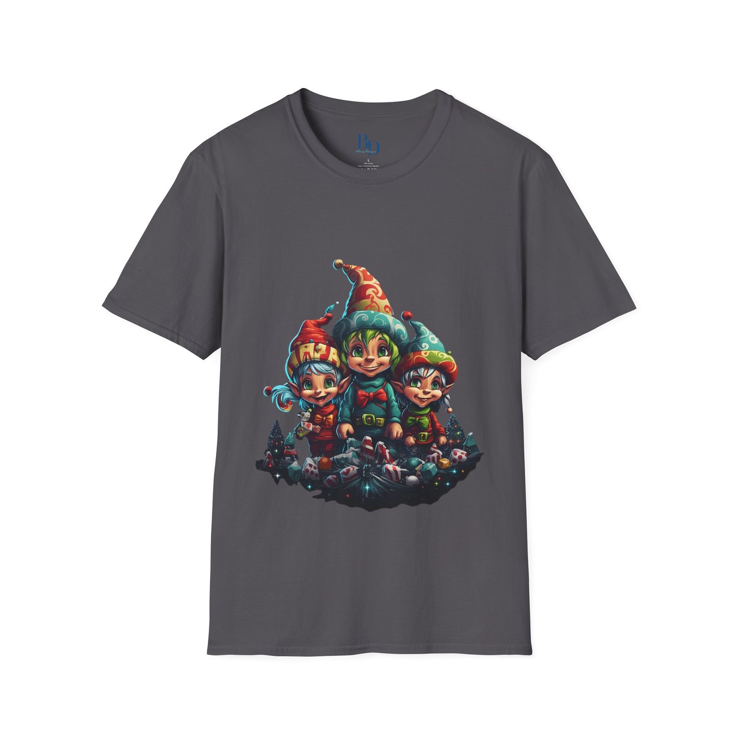 Elfin Magic Trio: Colorful Vintage Unisex Softstyle Tee