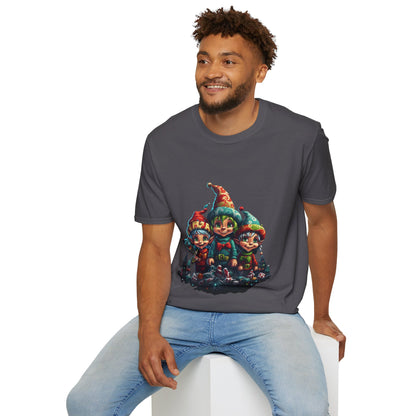 Elfin Magic Trio: Colorful Vintage Unisex Softstyle Tee