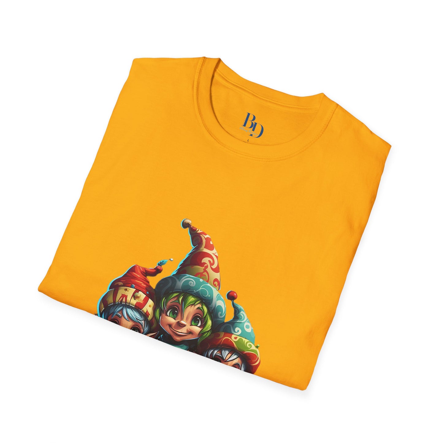 Elfin Magic Trio: Colorful Vintage Unisex Softstyle Tee