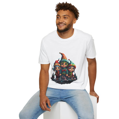 Elfin Magic Trio: Colorful Vintage Unisex Softstyle Tee