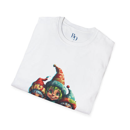 Elfin Magic Trio: Colorful Vintage Unisex Softstyle Tee