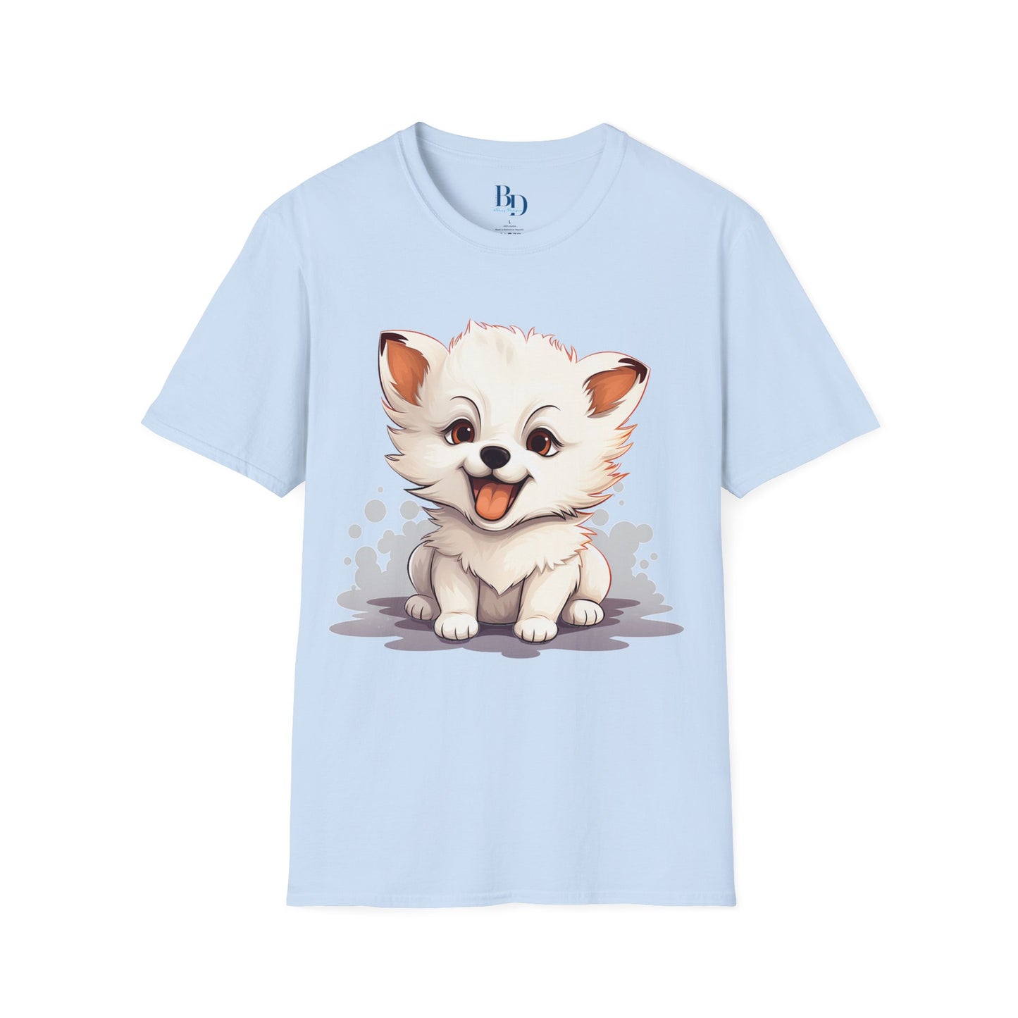 Pawsitively Comfy: Unisex Puppy Print T-Shirt