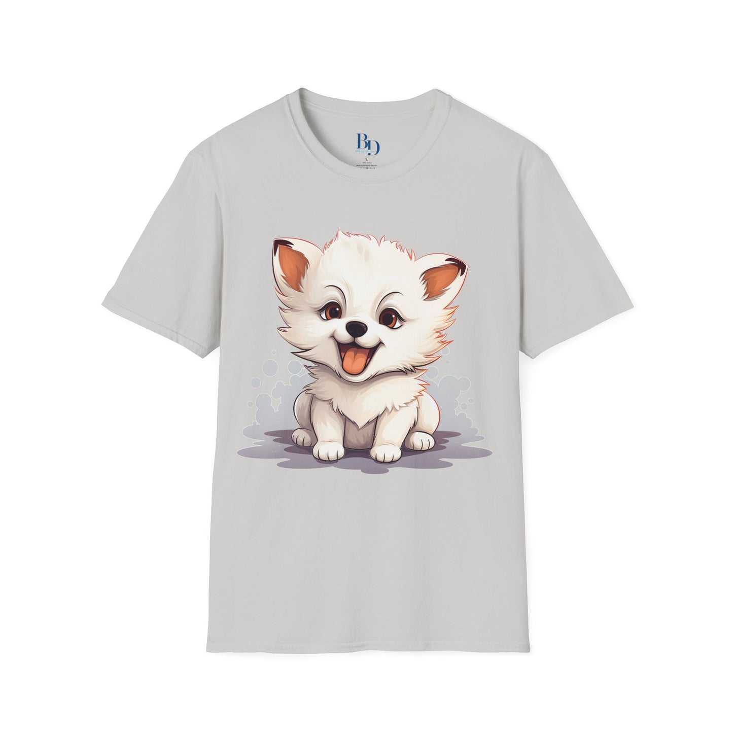 Pawsitively Comfy: Unisex Puppy Print T-Shirt