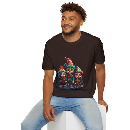 Elfin Magic Trio: Colorful Vintage Unisex Softstyle Tee