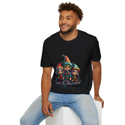 Elfin Magic Trio: Colorful Vintage Unisex Softstyle Tee